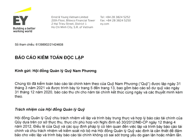 Từ lùm xùm quyên góp từ thiện nhìn về Quỹ Nam Phương của ông trùm truyền thông DatViet VAC: Quy mô chỉ vài tỷ vẫn lập báo cáo thu chi, thuê hẳn kiểm toán Big4 - Ảnh 2.