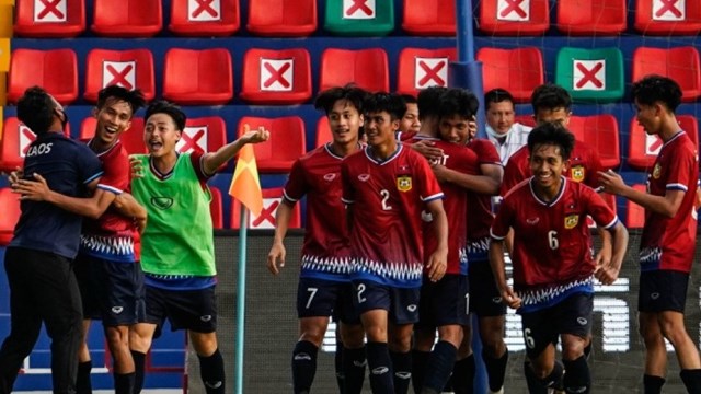 U23 Lào giành vé vào bán kết giải U23 Đông Nam Á 