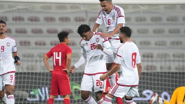 U23 Trung Quốc thua sát nút trước chủ nhà UAE