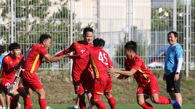 U23 Việt Nam tinh thần thoải mái, lạc quan trước trận đối đầu U23 Hàn Quốc tối nay