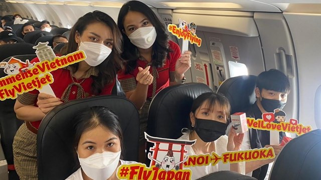 Vietjet Air mở thêm hai đường bay thẳng từ Hà Nội - Nhật Bản