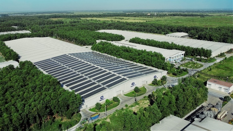 Các trang trại Vinamilk Green Farm đều sử dụng năng lượng mặt trời, góp phần làm giảm thiểu ảnh hưởng biến đổi khí hậu