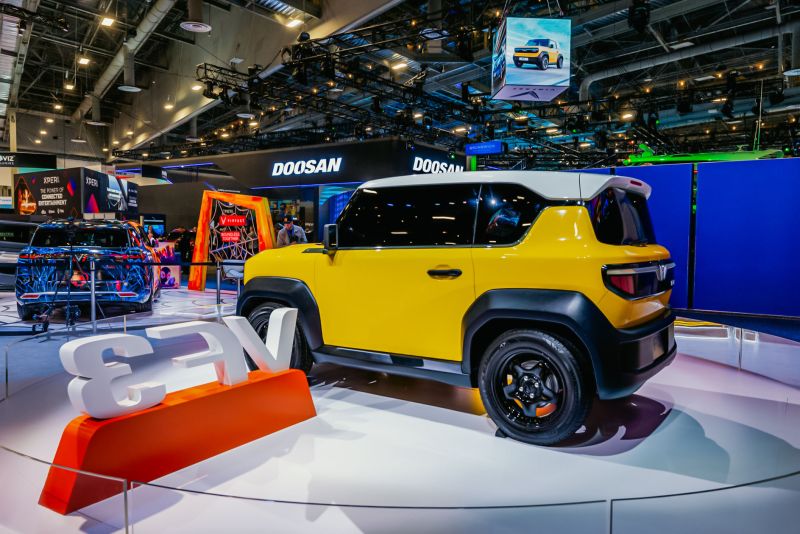 VF 3 có tầm di chuyển đến 210 km mỗi lần sạc đầy VF 3 có tầm di chuyển đến 210 km mỗi lần sạc đầy