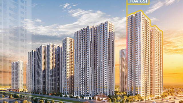Vinhomes mở bán tòa tháp căn hộ GS1 thuộc phân khu The Miami