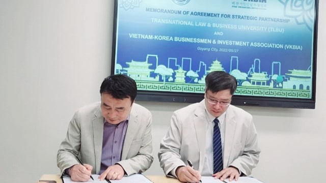 VKBIA hợp tác đào tạo luật và kinh tế, thương mại quốc tế với Hàn Quốc