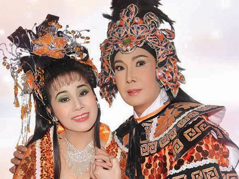 NSƯT Vũ Linh - Tài Linh. Ảnh: NSCC.