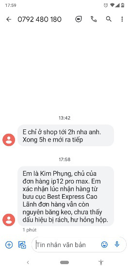 Vụ mua iPhone 12 nhận gạch: BEST Express lên tiếng - Ảnh 1.