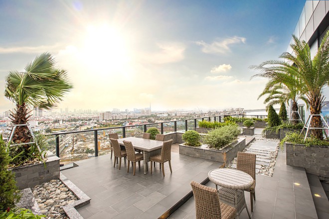 Vườn xanh trong căn hộ kính tràn - đặc quyền riêng của cư dân Babylon Tower - ảnh 2
