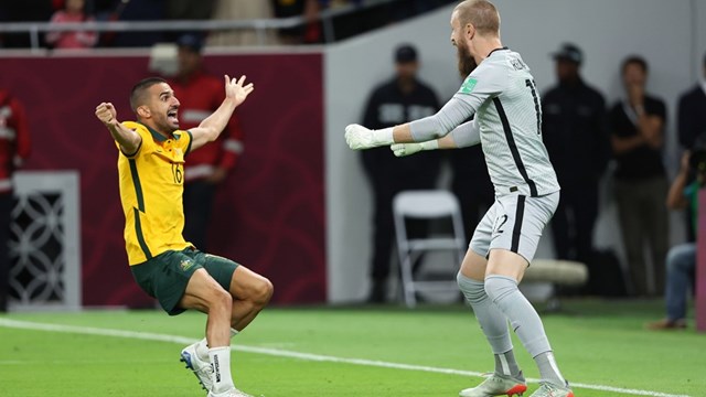 Vượt ải Peru, Australia giành vé vào World Cup 2022