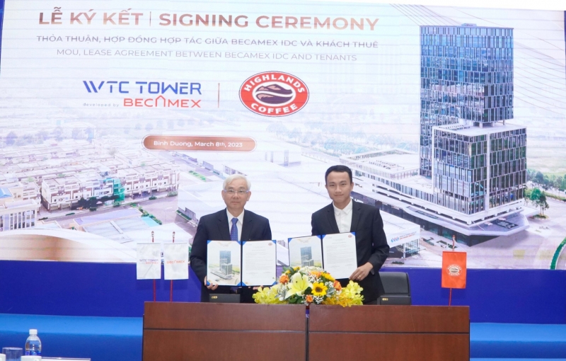 Becamex IDC ký kết hợp tác với thương hiệu Phở Sâm Ngọc Linh Kon Tum.