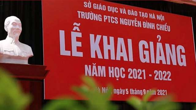 Xúc động hình ảnh chuẩn bị khai giảng ở ngôi trường đặc biệt của Thủ đô