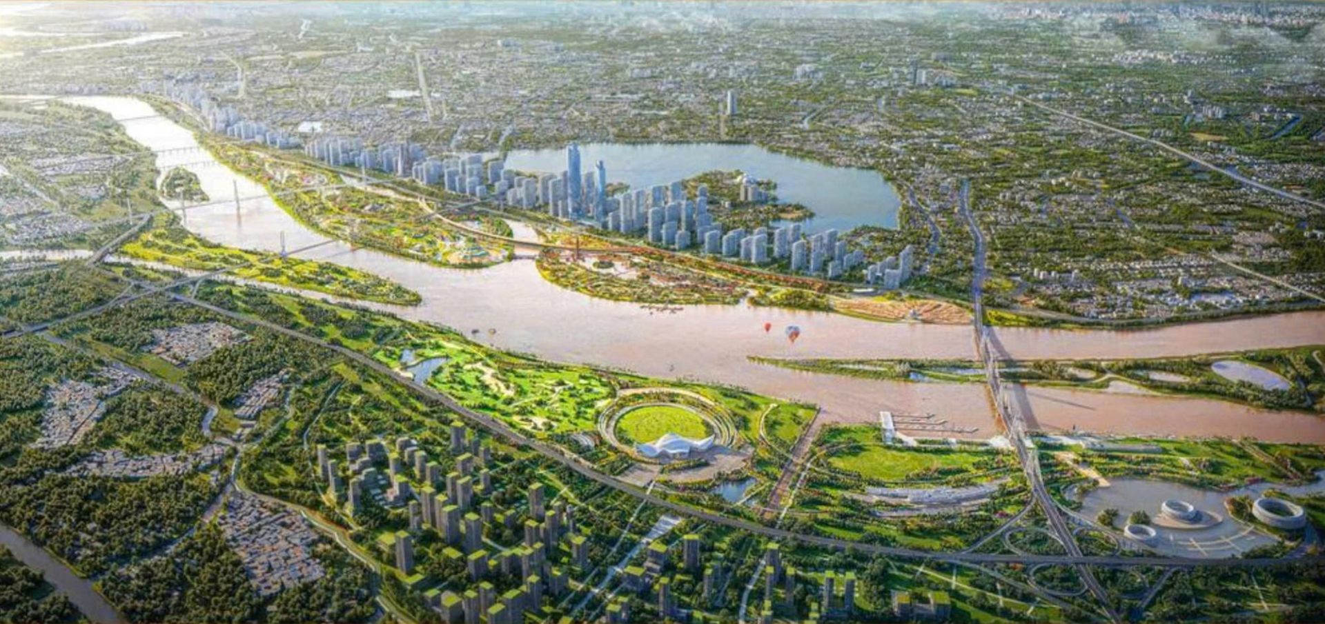 Hà Nội đề xuất làm lại quy hoạch phân khu sông Hồng