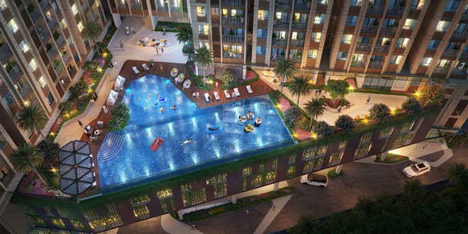 Vị trí trung tâm cùng hệ thống tiện ích nội khu phong phú giúp Opal Skyline thu hút được sự quan tâm lớn của thị trường ngay khi ra mắt hồi tháng 8 năm nay