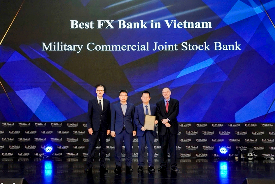 MB hai năm liên tiếp nhận danh hiệu “Ngân hàng ngoại hối tốt nhất Việt Nam” từ The Asian Banker