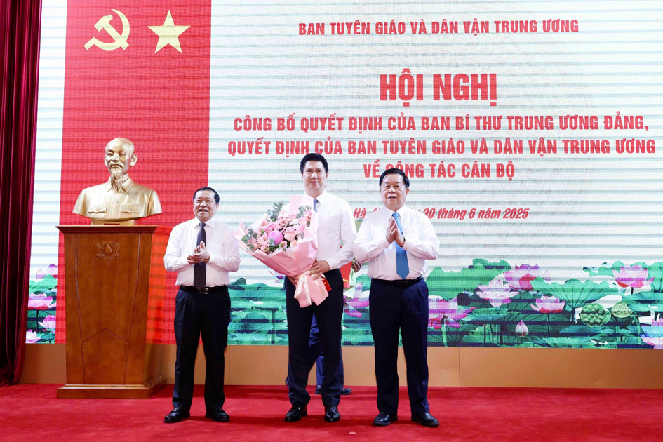 Bổ nhiệm ông Nguyễn Quế Lâm giữ chức Chánh Văn phòng Ban Tuyên giáo và Dân vận Trung ương